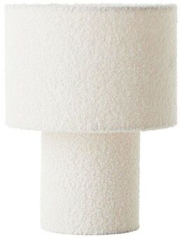 Brilliant Tischleuchte Teddy, ohne Leuchtmittel, flauschiger Teddystoff, 30 x 23 cm, E27, Textil