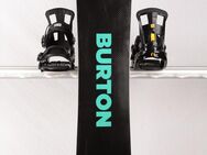 145 cm Snowboard BURTON PROGRESSION L, black/turquoise, WOODCORE, sidewall, ROCKER - Dresden