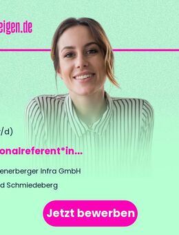 Personalreferent*in (m/w/d) - Bad Schmiedeberg