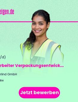 Mitarbeiter Verpackungsentwicklung (m/w/d) - Calw