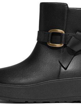 Fitflop F-MODE SQUARE-RING Plateaustiefelette Boots, Chunky Boot mit Plateausohle