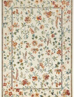 HANSE Home Teppich Orient Flowers, rechteckig, Höhe: 5 mm, Kurzflor mit Fransen, Orient, Wohnzimmer, Schlafzimmer, Esszimmer