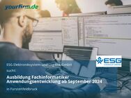 Ausbildung Fachinformatiker Anwendungsentwicklung ab September 2024 - Fürstenfeldbruck
