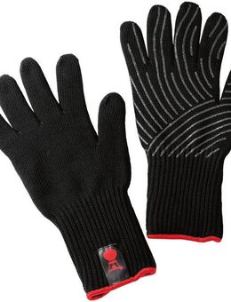 Weber Grillhandschuhe Premium-Grillhandschuhe, schwarz (S/M)