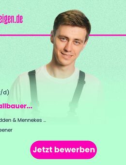 Metallbauer (Schlosser) (m/w/d) - Weener