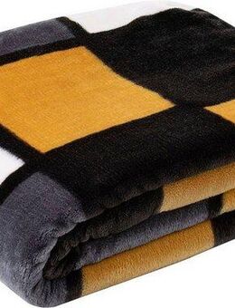 Wohndecke Antigua, Gözze, mit modernem Karo, Kuscheldecke, 150x200 cm