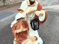 Maria, Josef und Jesuskind = 1 Figur mit elektrischer Lampe Dekofigur Gartendeko in 06313
