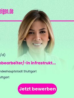 Sachbearbeiter/-in infrastrukturelles Gebäudemanagement (m/w/d) - Stuttgart