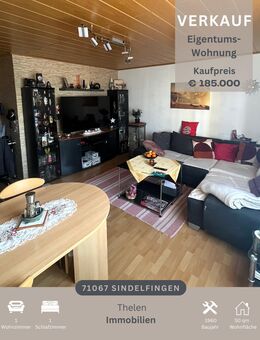 Gemütliche 2-Zimmer-Wohnung in ruhiger Lage - Sindelfingen