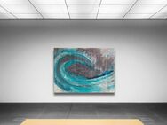 Abstrakte Acrylmalerei "Waves" auf Leinwand 116 cm x 75 cm - Iserlohn