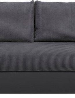 COLLECTION AB Schlafsofa Chicago, B: 200 cm, Liegefl. 146x200 cm, mit Bettfunktion, Bettkasten & 2 Armlehnenkissen, Federkern