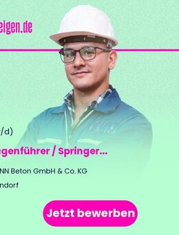 Anlagenführer / Springer (m/w/d) - Bendorf (Rheinland-Pfalz)