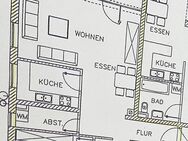 Helle 2-Zimmer-Wohnung mit großem Balkon, Tiefgarage und Abstellraum - Chemnitz