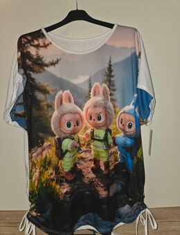 Neu made in italy oversize s bis xl tragbar Sommershirt Shirt damenshirt - Dümmer