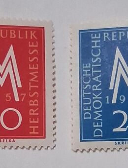 DDR 1957 Leipziger Herbstmesse komplett postfrisch - Görlitz
