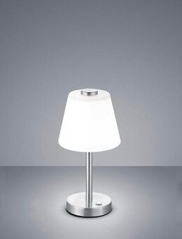 TRIO Leuchten LED Tischleuchte Emerald, Dimmfunktion, LED fest integriert, Warmweiß, Tischlampe mit 4 fach TOUCH-Dimmer in klassischem Design