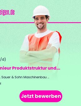 Ingenieur (m/w/d) Produktstruktur und Konfigurationsmanagement - Kiel