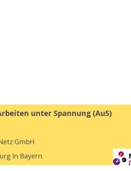 Elektriker Arbeiten unter Spannung (AuS) (m/w/d) - Weißenburg (Bayern)