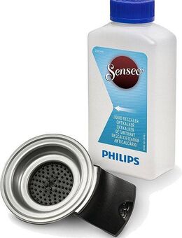 Philips Senseo CA6522/02 für Senseo® Original Pflegeset (Set, [2-St. 250 ml. Flüssigentkalker und Padhalter für 2 Tassen)