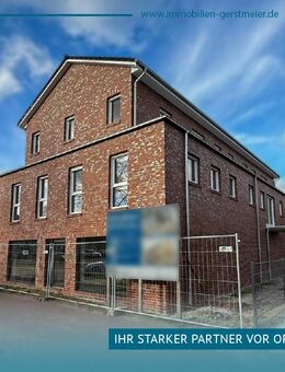 Neubau: Lichtdurchflutete 2-Zimmer-Wohnung im 1. Obergeschoss mit Aufzug - Uplengen