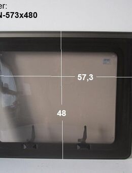 Original Wohnwagenfenster ca 57,3 x 48 Parapress PPRS-1-XT D2261 (ca BJ 1990-2000) - neue Lagerware mit Lagerspuren - Schotten Zentrum