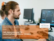 CAD-Administrator*in – Landschaftsarchitektur (m/w/d) - Wiesbaden