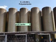 P177 gebrauchter 25.000 L Polyestertank GFK-Behälter rund Wassertank Gülletank Lebensmitteltank ehem. Safttank - Hillesheim (Landkreis Vulkaneifel)