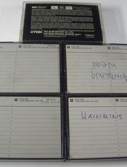 Metall Musikcassetten: 4x TDK MA-XG und 1x TDK MA-X (Metal Cassetten, Type IV) - Oberhaching