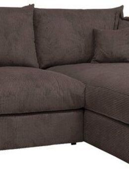 Home affaire Ecksofa Soft&Cosy XL L-Form, B: 246 cm, Mega-Sofa, Cord oder Chenille-Struktur, mit Federkern & 4 Zierkissen