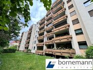 N-Gartenstadt, grün + stadtnah! Freie 2-Zi.-ETW (unrenoviert) mit Südwestloggia + Stellplatz! - Nürnberg