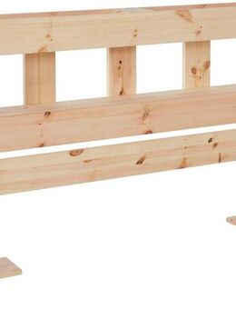 Home affaire Kopfteil "ALASCO ", für Palettenbett Alasco, aus Massivholz, mit 7 offenen Fächern