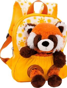 Nici Kinderrucksack Travel Friends, Rucksack mit Plüsch Roter Panda, 25 cm