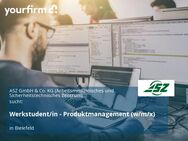 Werkstudent/in - Produktmanagement (w/m/x) - Bielefeld