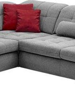 Die PlanBar Ecksofa MP-IN17004 L-Form, wahlweise mit Bettfunktion, Sitztiefen- und Kopfteilverstellung