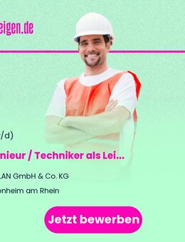 Ingenieur / Techniker (m/w/d) als Leiter Training & Education - Monheim (Rhein)
