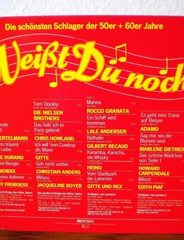 Weißt Du noch-Die schönsten Schlager der 50er&60er Jahre-Vinyl-LP,Various,1981 - Linnich