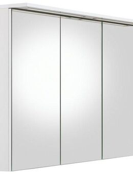 Schildmeyer Spiegelschrank Profil 16 made in Germany Breite 120 cm, 3-türig, 2x LED-Beleuchtung, Schalter-/Steckdosenbox