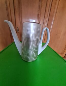 Kaffeekanne mit Mantel von Bauscher changierend / WMF Warmhalten 60er Jahre - Gründau