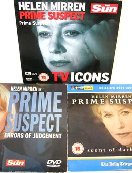 3 Promo DVDs - Prime Suspect - Helen Mirren - nur Englisch - Biebesheim (Rhein)