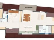 Moderne 4-Zimmer-DG-Wohnung in Eschborn, Keller, Tiefgarage, barrierefrei - Eschborn