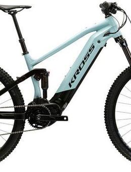 Kross E-Bike Mountainbike KROSS E-MTB Grist Boost 1.0 29" blau, 10 Gang Shimano CUES U6000 Schaltwerk, Kettenschaltung, Mittelmotor, 730,8 Wh, Pedelec, Elektrofahrrad für Damen und Herren