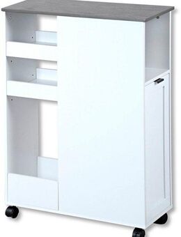 KESPER® Küchenwagen Nischenregal, weiß, FSC