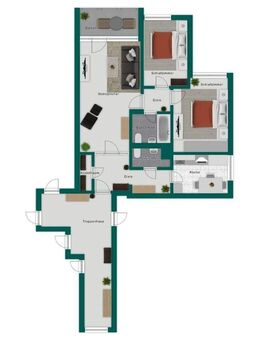 Wie neu: Stilvolle 3-Zimmer-Wohnung nach Vollsanierung - Leverkusen