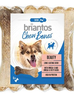 Briantos Chew Bone Beauty für Hunde - 6 x 12 cm (330 g)
