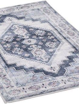 TOM TAILOR HOME Badematte Oriental Bath FIVE, Höhe 7 mm, rutschhemmend beschichtet, fußbodenheizungsgeeignet, strapazierfähig, Polyester, rechteckig, Badteppich, Orient-Optik, Vintage Design, waschbar