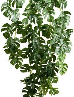 Künstliche Zimmerpflanze Splitphilodendron-Hängepflanze Grünpflanze, Creativ green, Höhe 95 cm, mit zahlreichen Blättern