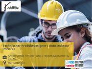 Technischer Produktdesigner / Konstrukteur (m/w/d) - Herbertingen