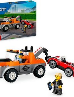 LEGO® Abschleppwagen mit Sportauto (60435), LEGO City Konstruktionsspielsteine, (101 St), Made in Europe