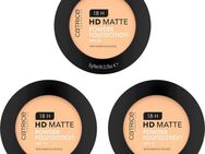 Catrice Puder 18H HD Matte Powder Foundation, 3-tlg., mit mattiertem Effekt