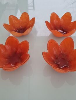 4 Glasschalen orange - Frankfurt (Main) Bockenheim